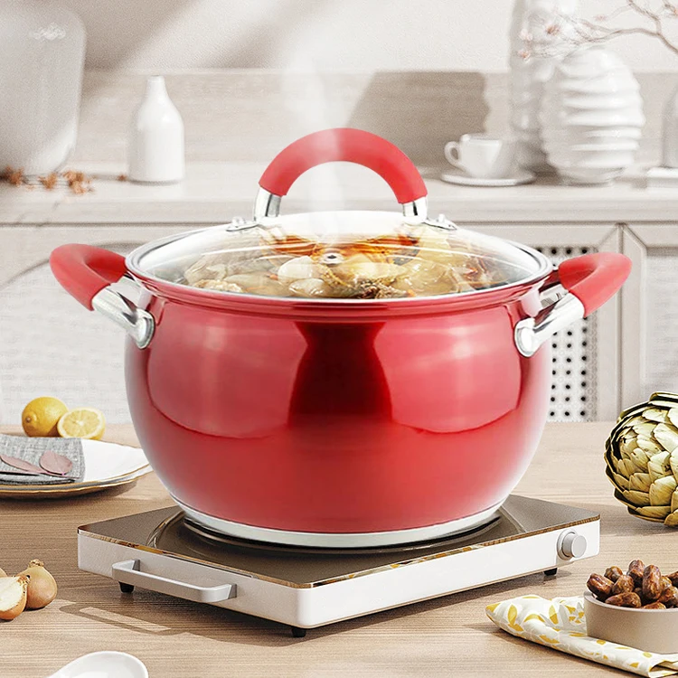 5 Ply Stainless Steel Non-Stick Kitchen Wares Home Cookware Set Steel Pans Per Box Assorted Items With Induction Cooker
