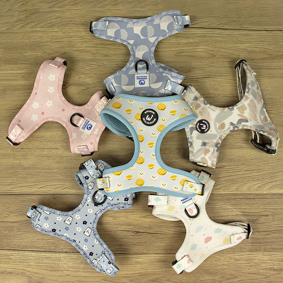 Popular Dog harness Vest  breathable mesh trending design choose reversible adjustable  Pet harnesses