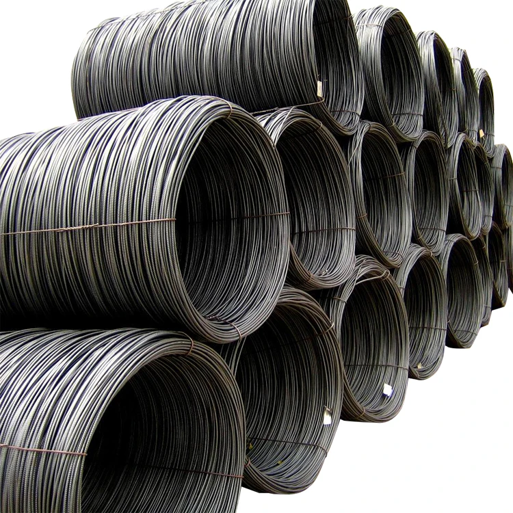 
China manufacture direct sale low carbon HRB400 steel wire rod for cold drawn wire, nails wire 
