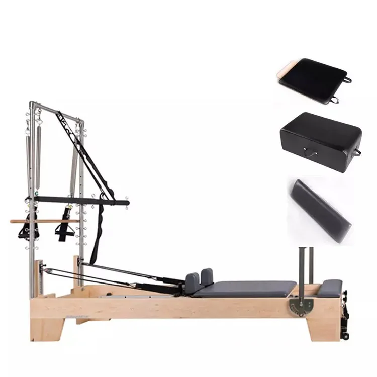Multifunctional Balanced wooden Whole Body Pilates Reformer Core Training Bed Machine For Studio Home Use