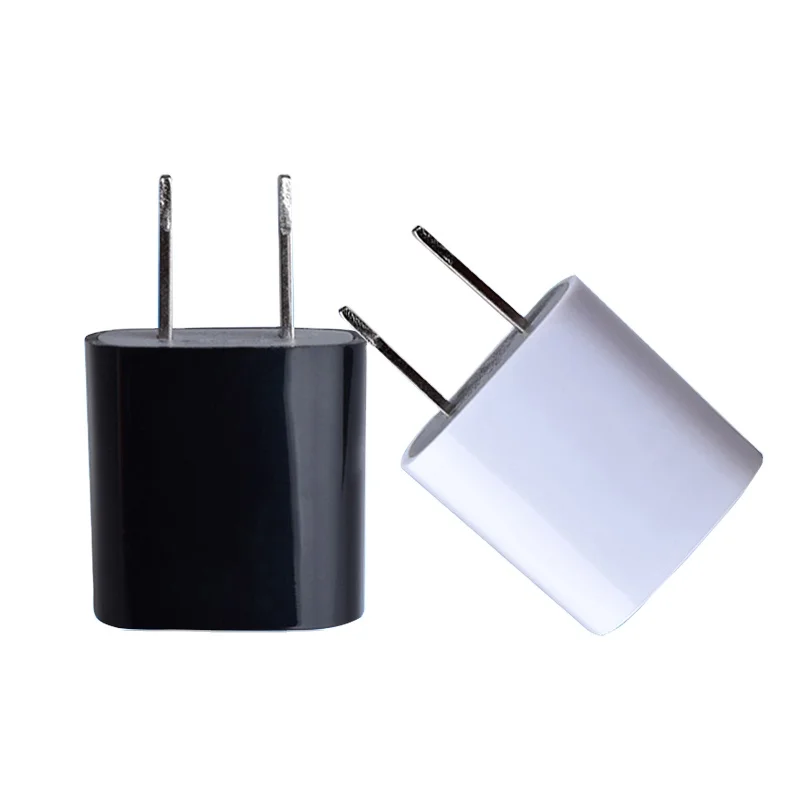 USB Phone Adapter 5V/1A US Plug Wall Charger Block Socket For Phone Charging Cubes