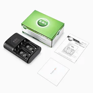  EBL Cheap High Quality Plug In Type Portable Fast Charger AA/AAA/9V Rechargeable