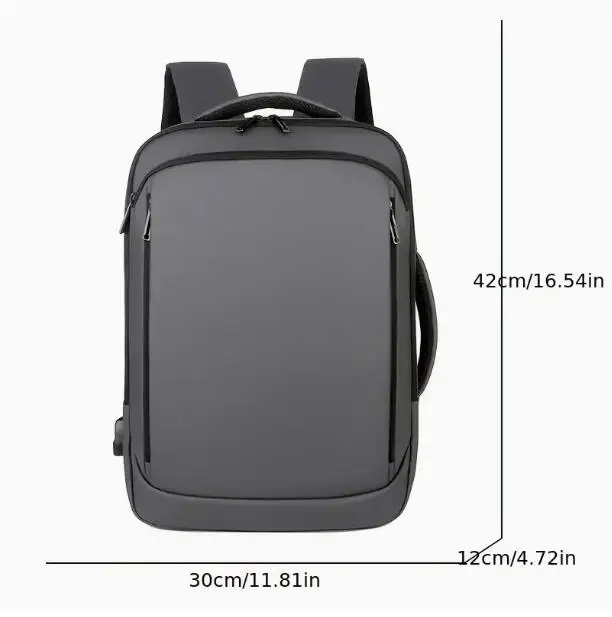 Men`s waterproof laptop backpack with usb charging port high quality travel camping backpack student school bag daypack hot sell