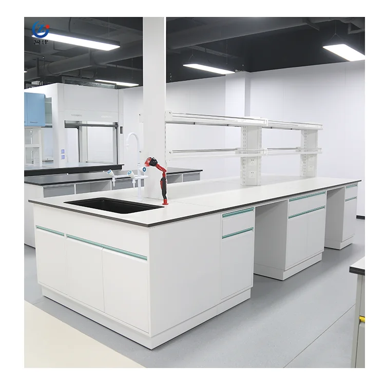 Durable Molecular Biology Chemistry Structure Laboratory Furniture Heavy Table Esd Workbench Lab Bench