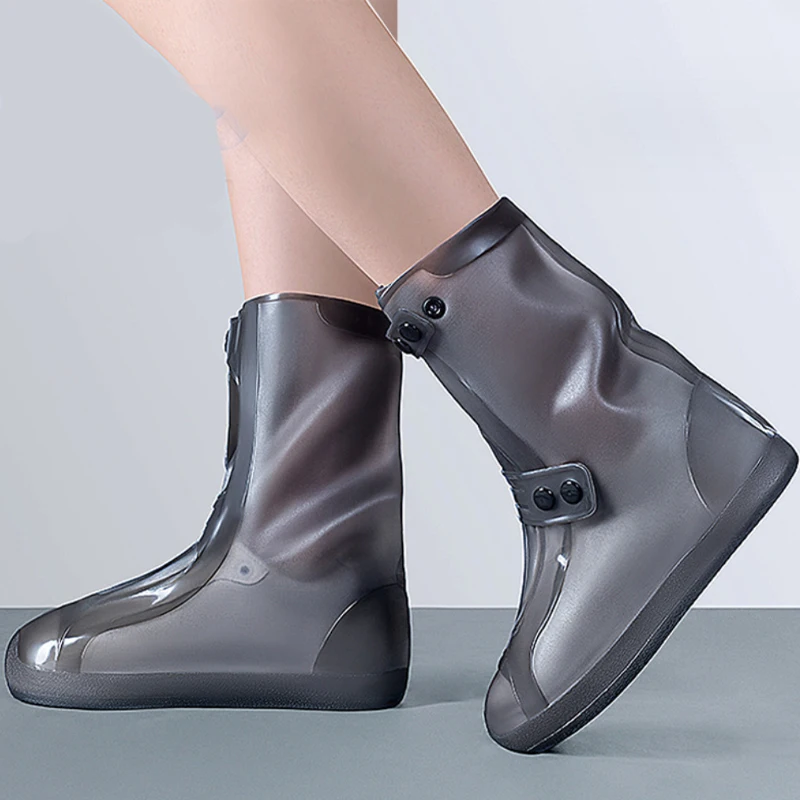 High Quality Outdoor Reusable Rain Shoe Covers Silicone Portable Waterproof Foldable Rain Shoes Protectors