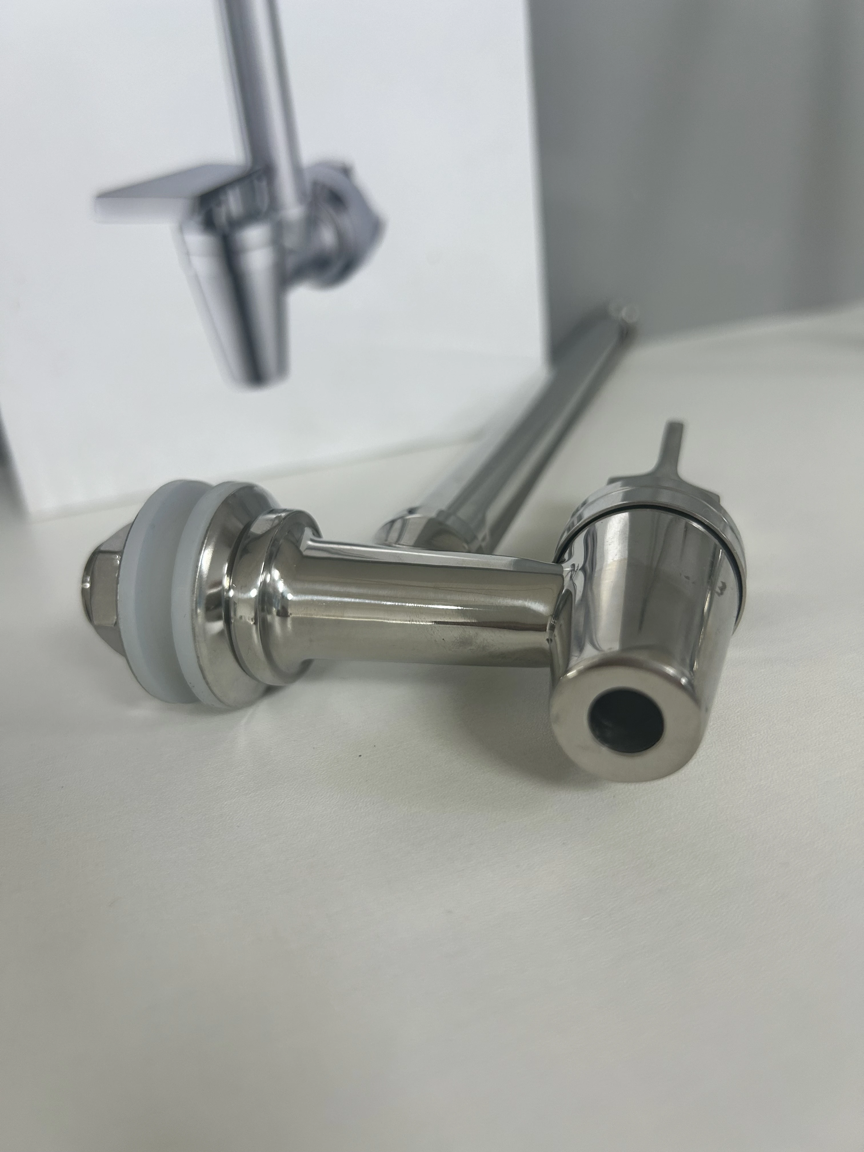 7.5 10 13 inch Stainless Steel Water View Spigot with Glass Water View Window  Gravity Water Filter Top