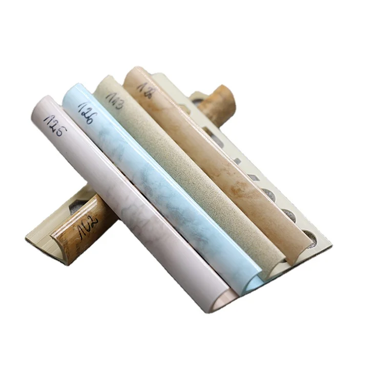 Manufacturer Stone Sculpture Semicircle Corner plywood aluminum edge trim with holes corner pvc ceramic tile trim