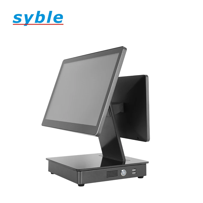 XB-S82 Desktop cash register LCD touch screen Dual screen multi-angle adjustment  Long life POS system
