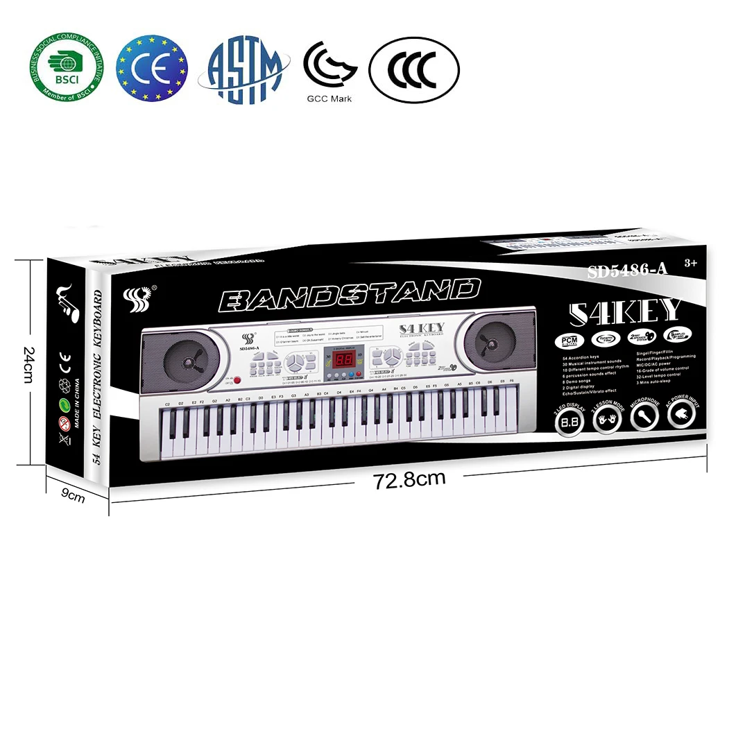 Wholesale popular 54 key klavesy keyboard piano keyboard lernen kinder