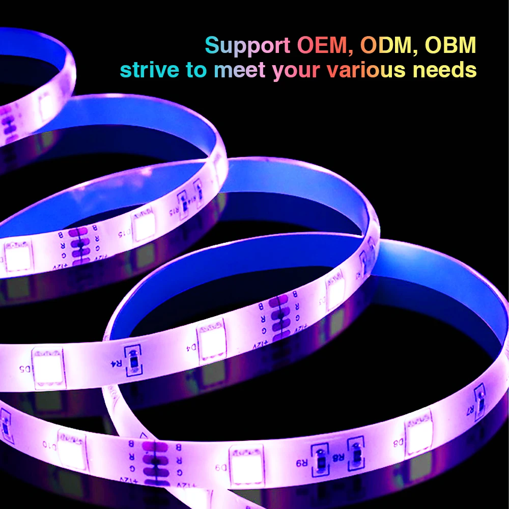 12v Rgbw Dmx Silicone Daybetters 100ft Smart Rgb 5v For Stairs Neon Car Led Strip Light