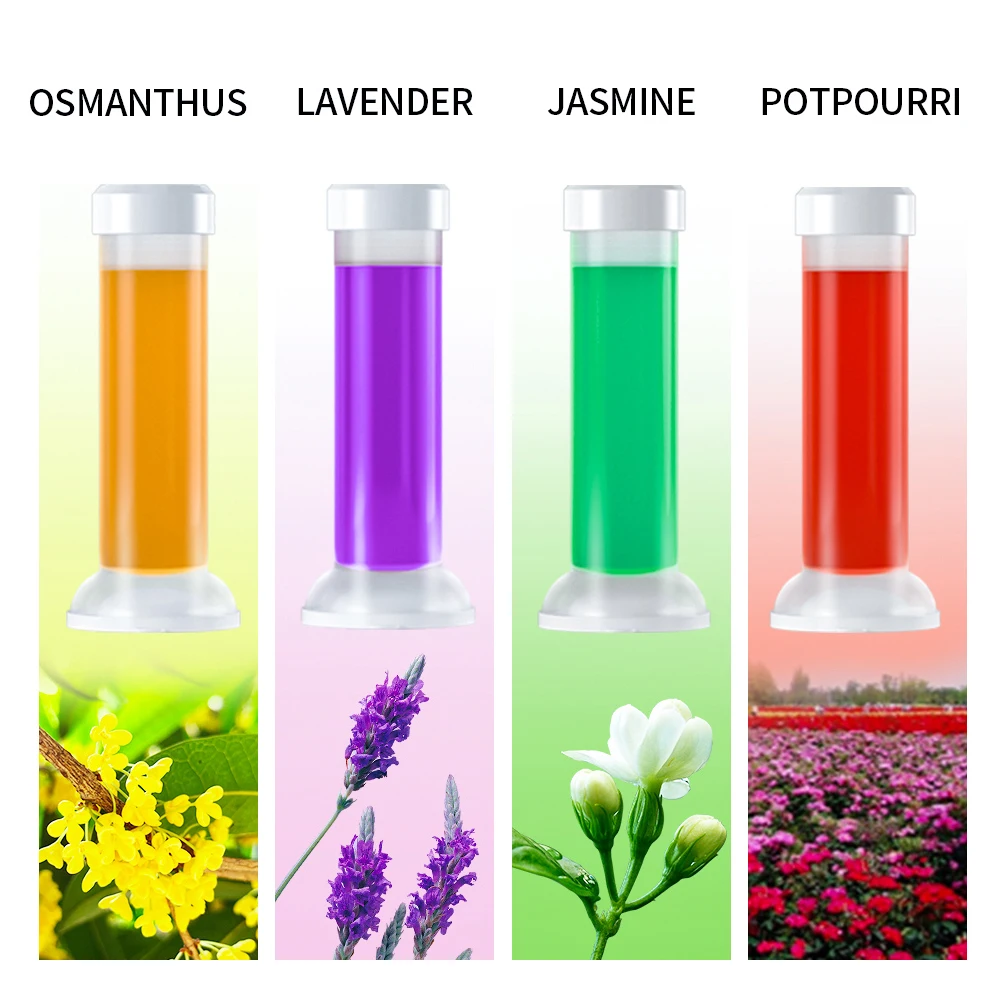 Hot sale 4PK Anti-Odor Fresh flower gel toilet bowl cleaner toilet gel stamp toilet cleaner