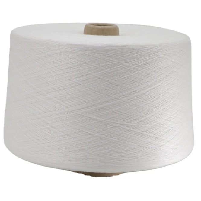 Hot Selling Factory Price Yarns Core Spun Yarn 28s/2 Viscose/Nylon/PBT Machine Knitting Yarn Cone