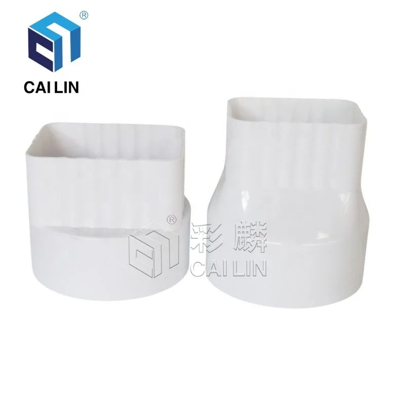 5.2 Inch/ 7 Inch High Quality Water Harvesting System PVC Rain Gutter And Downspout Building Materials for House Construction