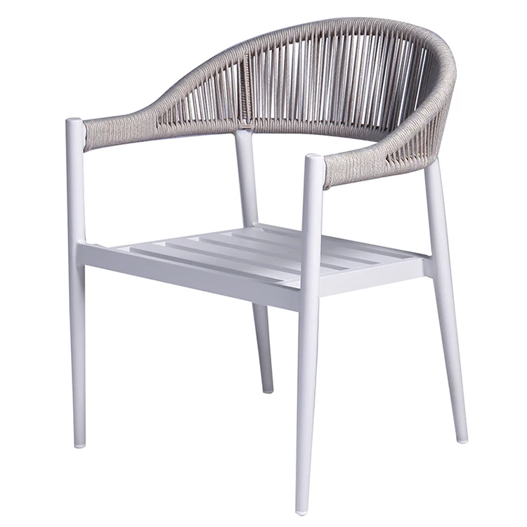 Кресло для балкона дизайнерский набор роскошная уличная садовая мебель отеля бистро алюминиевое уличное кресло патио