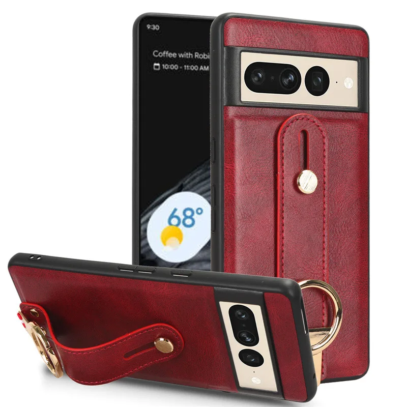 Crazy Horse Texture Shockproof TPU + PU Leather Case For Google Pixel 7