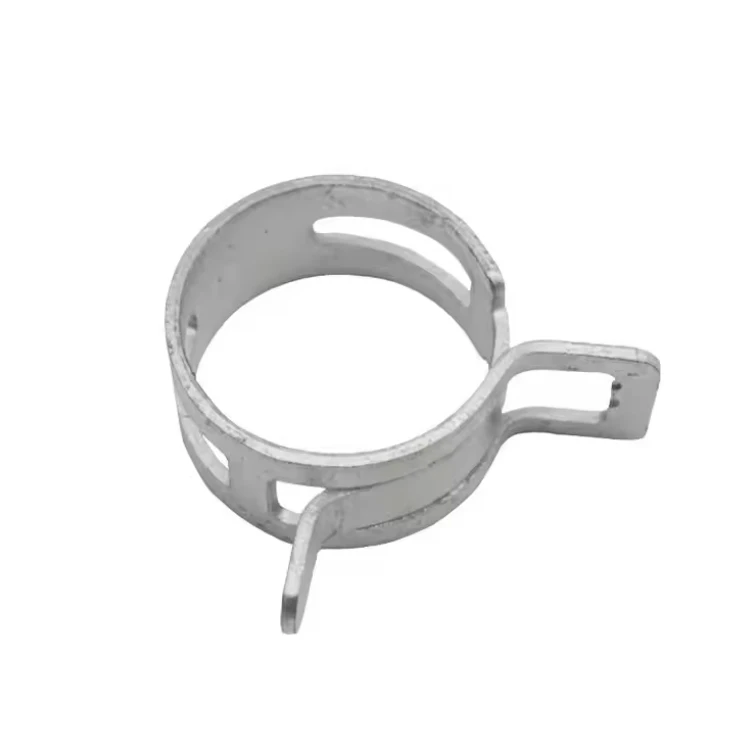 High Quality Customized OEM Metal Silver Pipe Clamps 3mm 6mm 15mm Spring Loaded Hose Clamps