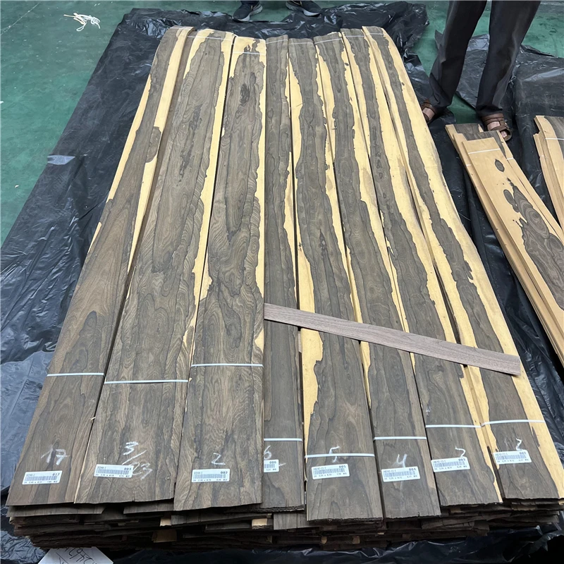 High quality Mexico ziricote veneer Ciricote wood veneer for furniture/hotel/bar