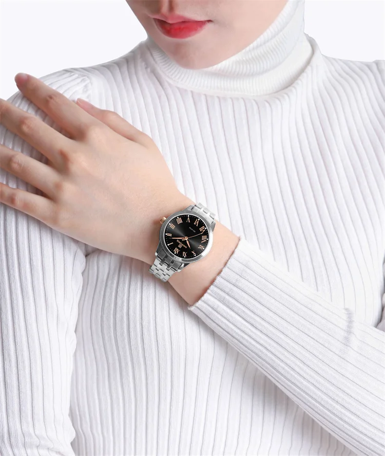 NAVIFORCE 5032 SBS China factory OEM high quality luxury fashion watch for women stainless steel band 30m waterproof wristwatch