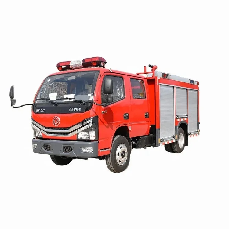China Small 2000Liters Fire Trucks Fire Water Trucks 4x2 Water Tanker Fire Fighting Truck