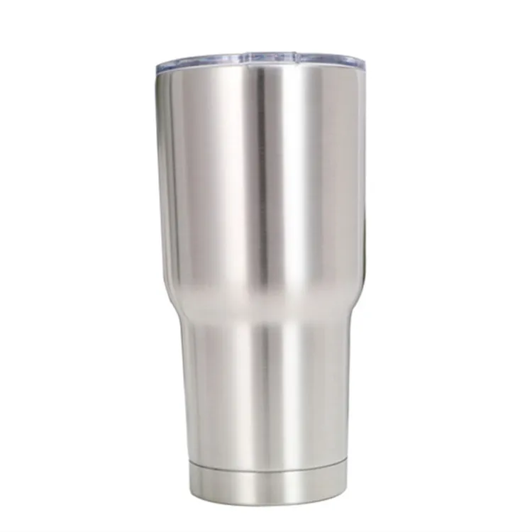 Summer Hot Sale  Customized SUS304 Stainless Steel Double Wall  Ice Bully Large Capacity Cover Cup 30oz