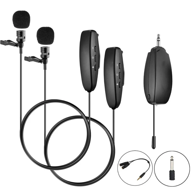
Professional Wireless Microphone Condenser Drums Lavalier Microphone Studio UHF Cordless Microphone Recording Type c 