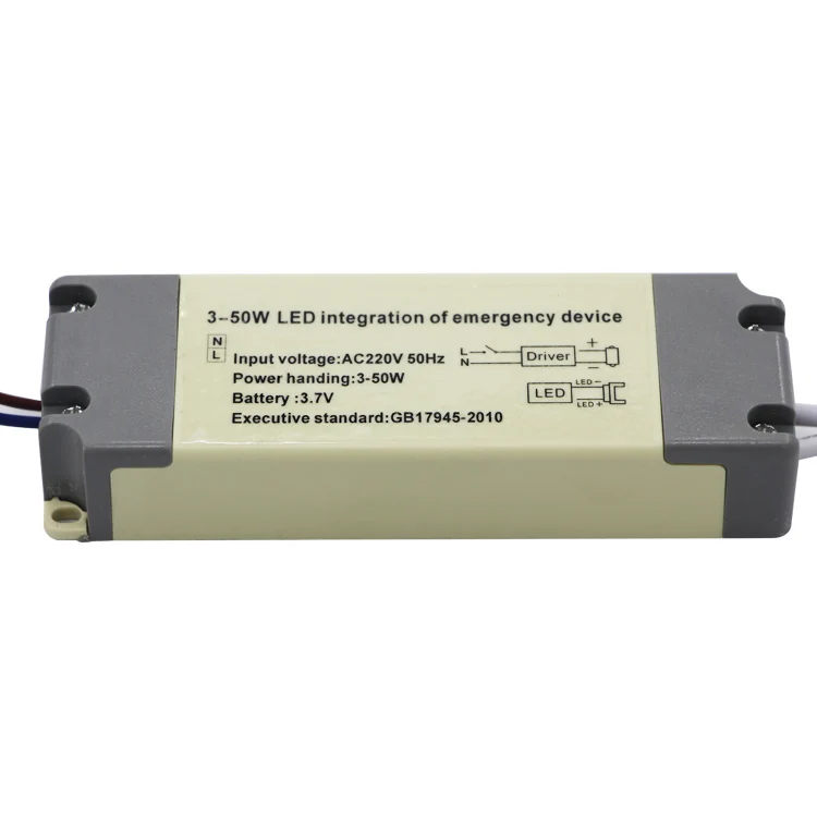3-50W Automatic LED Light Driver Kit UFO CE Certification Self-contained Power Supply Emergency Driver with Battery Backup