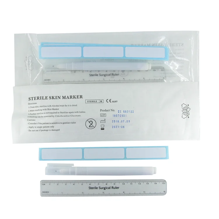 New latest gentian violet ink permanent marker pen surgical skin marker