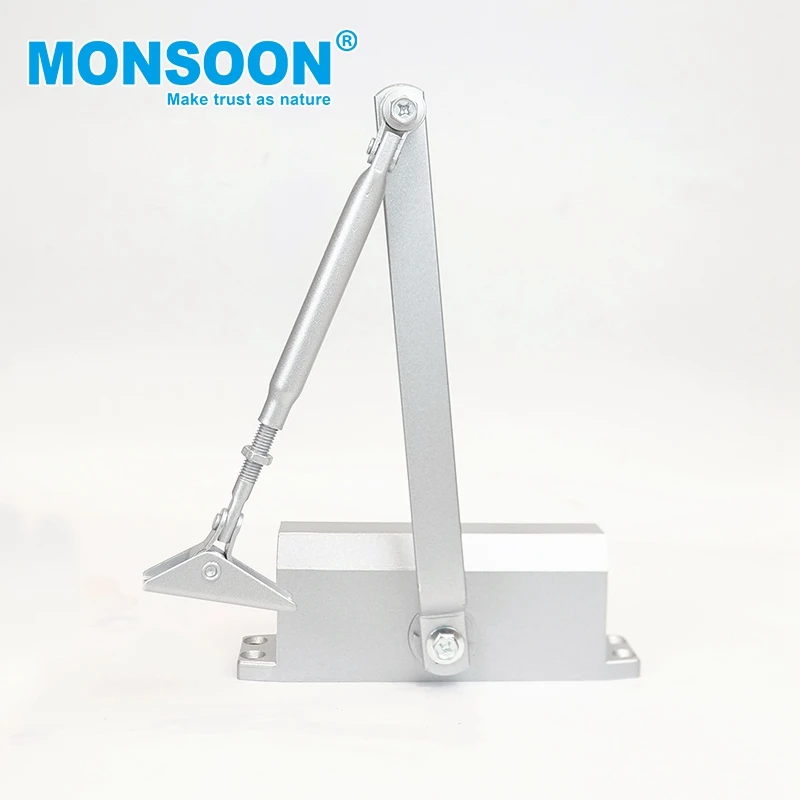 Pneumatic Door Closer Heavy Duty Concealed Torsion Spring Sliding Push Arm Hydraulic