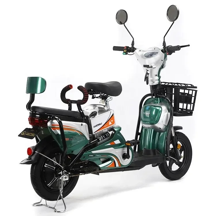 350W 48V/12Ah High Quality electric bike With Basket  Fat Tire  TH-003  Multiple colors