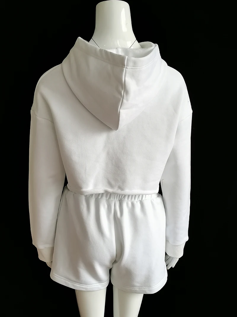 Sweatsuit Men Hoodie and Shorts Sets Womens Tracksuits Two Piece Track Suit 2 Set Clothing Sport Pants Custom Oversize Cotton