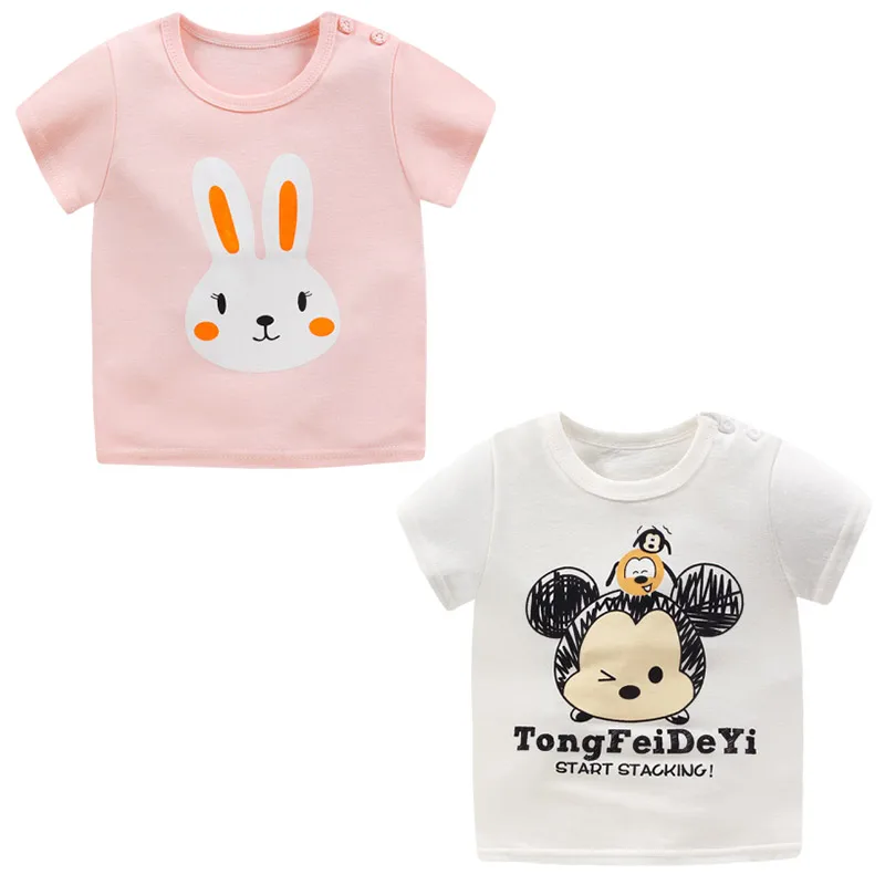 
New summer boys and girls clothing short sleeve cotton baby T-shirt 100% cotton Summer Baby T Shirt 