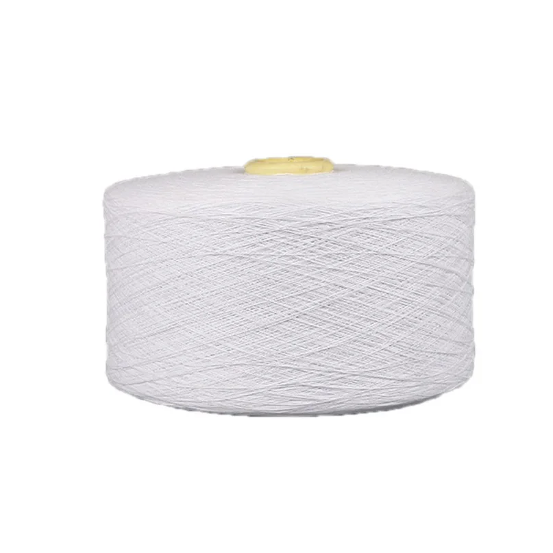 Low Price manufacturer natural white polyester cotton blended yarn