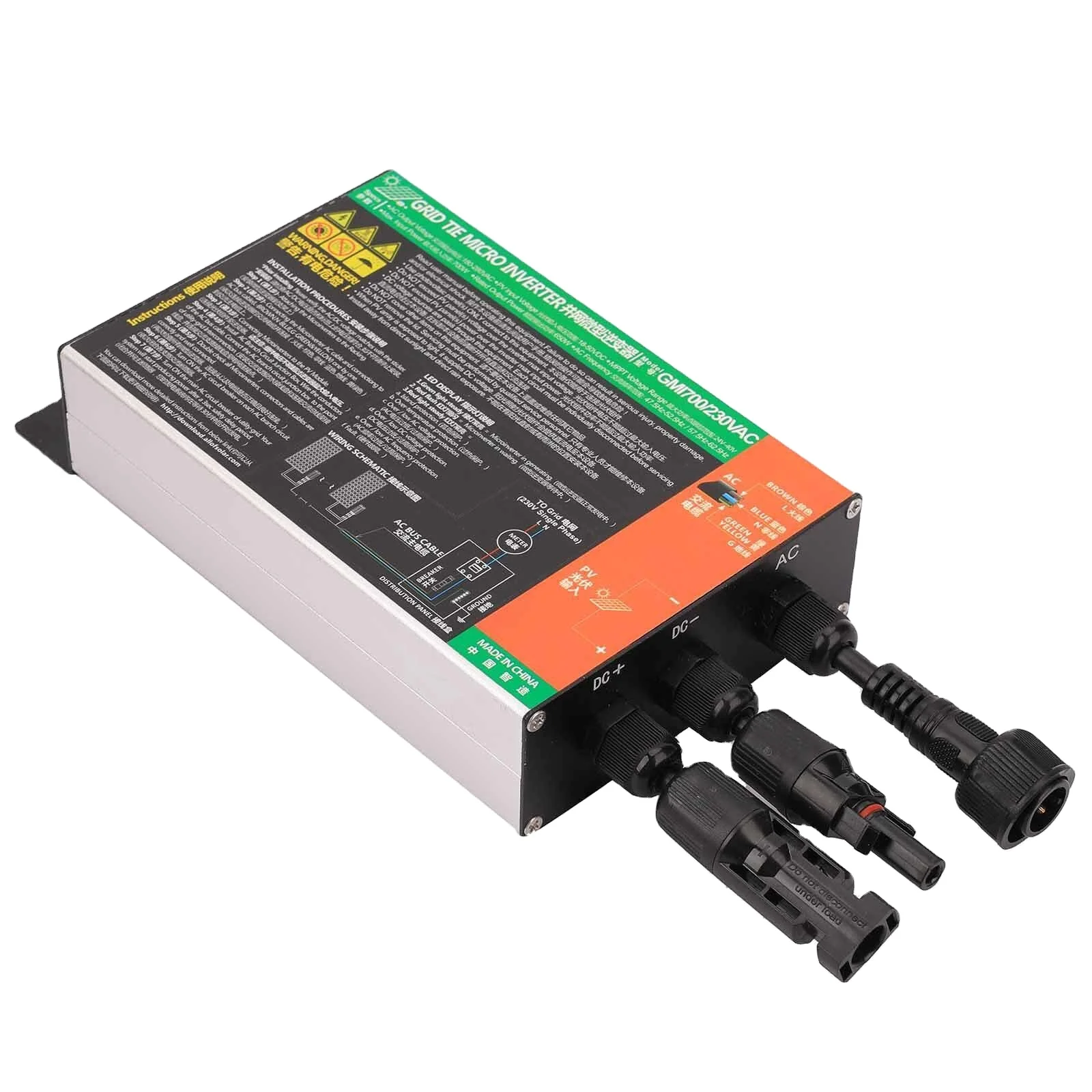 120W 150W 180W MPPT регулятором солнечного сетки галстук инвертора микро-инвертор GMI серии Солнечные фотоэлектрические решетки сделанные на инвертор DC10.8V-30V к переменному току 110V/220V