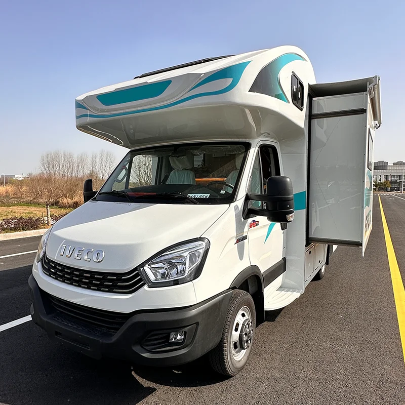 Motorhome caravans 6m caravan house car 4-6 people luxury rv camper camper van factory custom