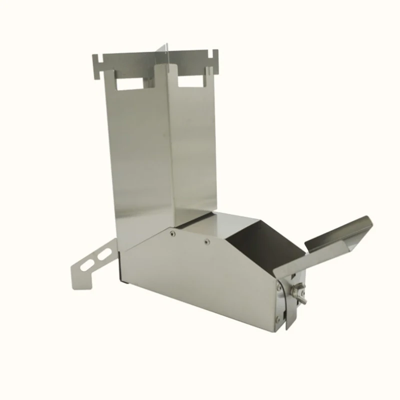 Outdoor Mini Small Stainless Steel or Titanium Wood Burning Camping Picnic Wood Stove For Cooking