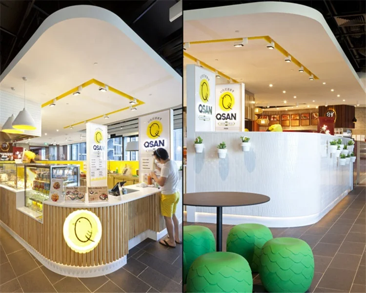 6 By 2 Meter Ice Cream Kiosk For Sale Shopping Mall Portable Retail Counters Bar Furnitures