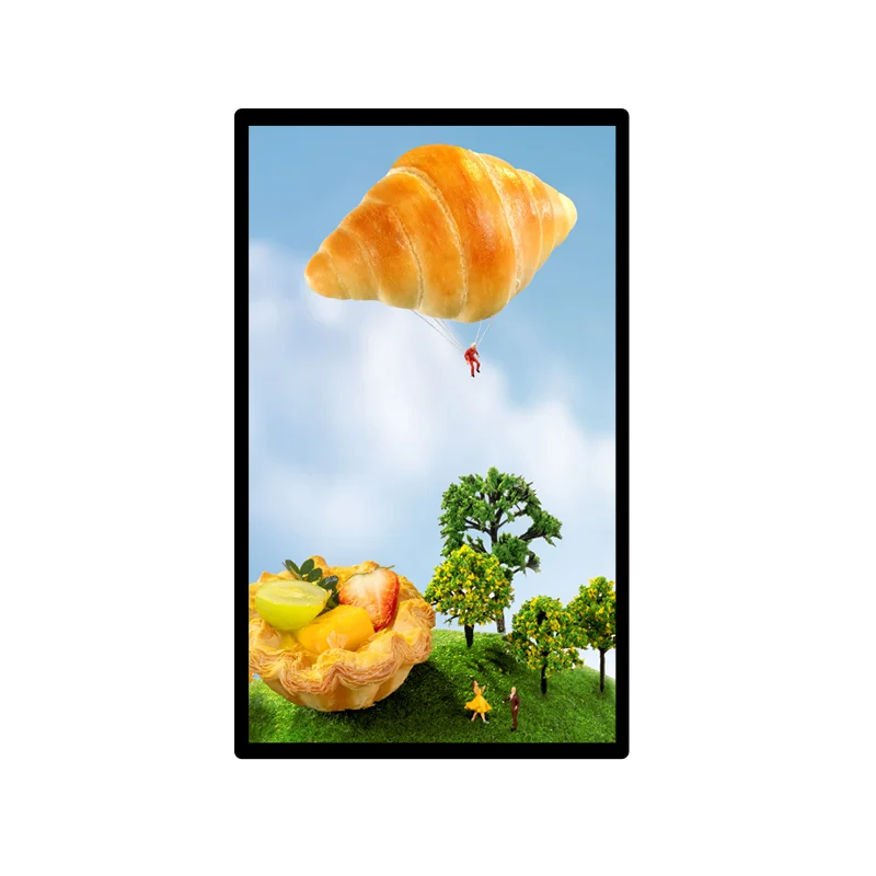 VETO 27 Inch Android Monitor Wall Mounted LCD Touchscreen Advertising Video Player Digital Signage And Display