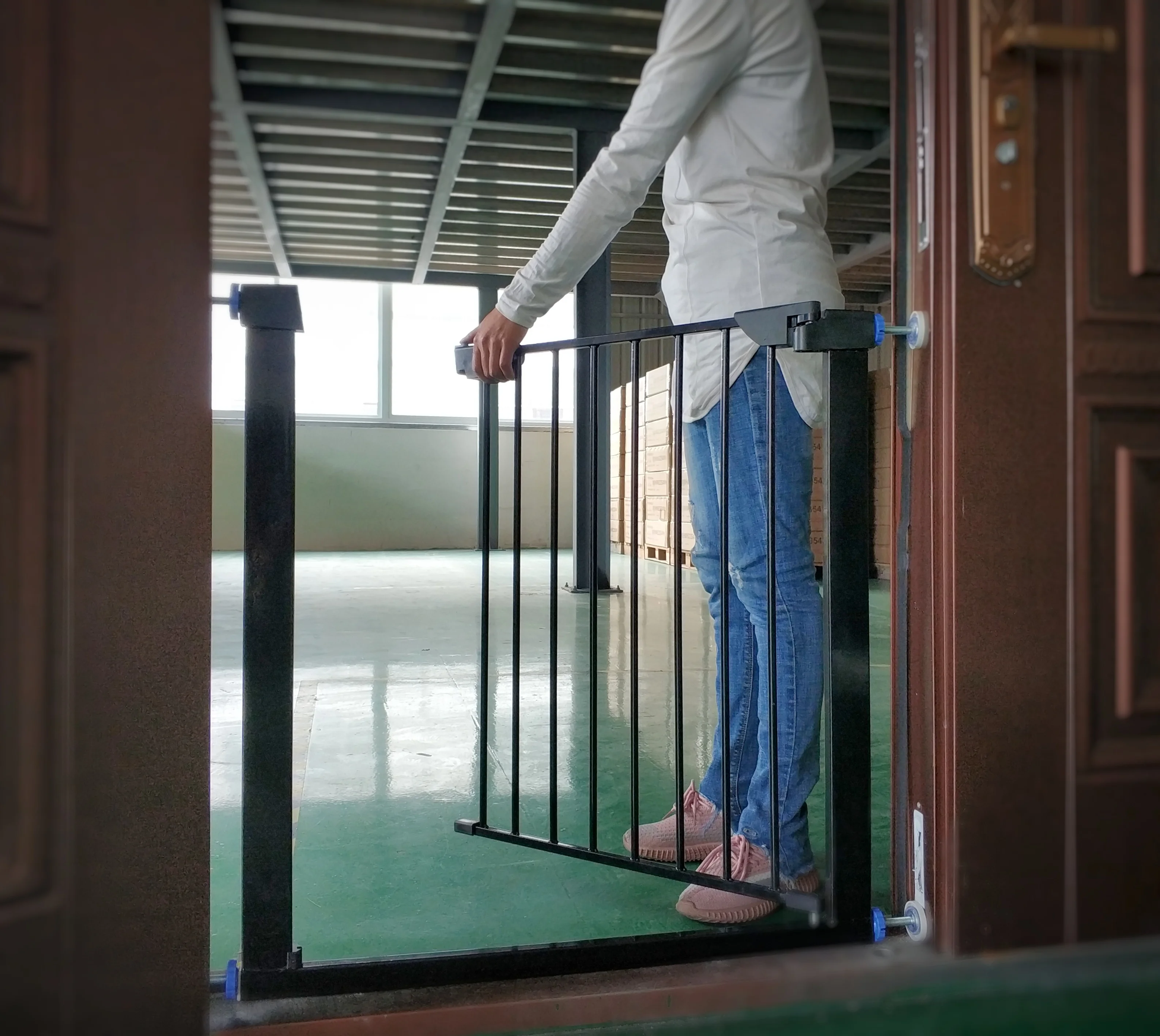 Metal  baby safety barrier stairway  gate