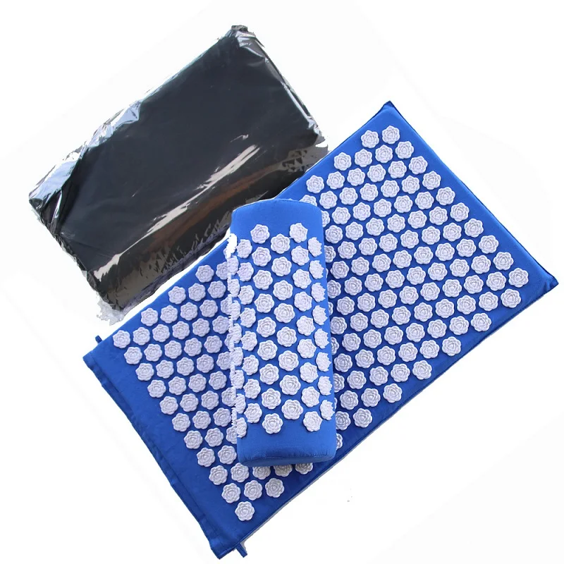 Manufacturer TPE Pain Relief Home Fitness Gym Massage Pad Acupressure Sports Yoga Mat Bag