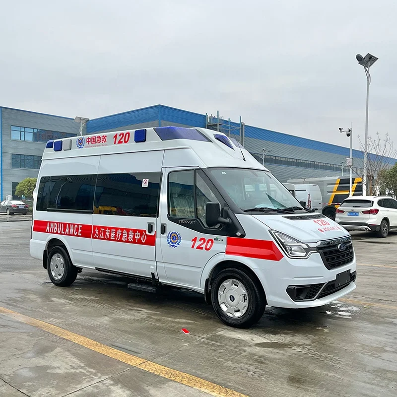 Hot Selling Emergency Monitoring Ward-Type Ambulance Vehicle for Hospital Use