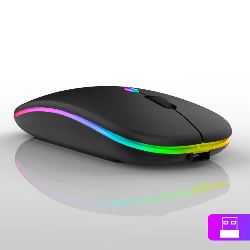 Customizable Ergonomically Designed LED Mouse Gaming Mouse for Laptop Desktop PC Magic Ergonomic Wireless Air Rgb Gaming Mouse