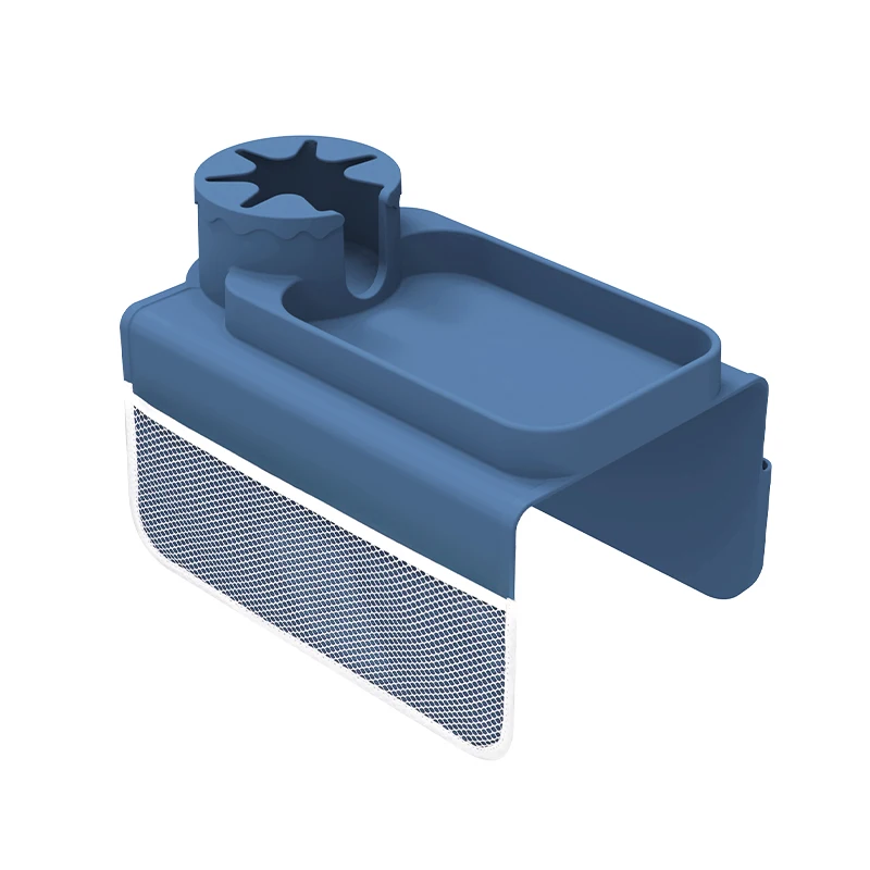 Custom Silicone Sofa Armrest Tray Coasters Recliner Drink Holder Cellphone Couch Cup Holder Tray with Side Pockets