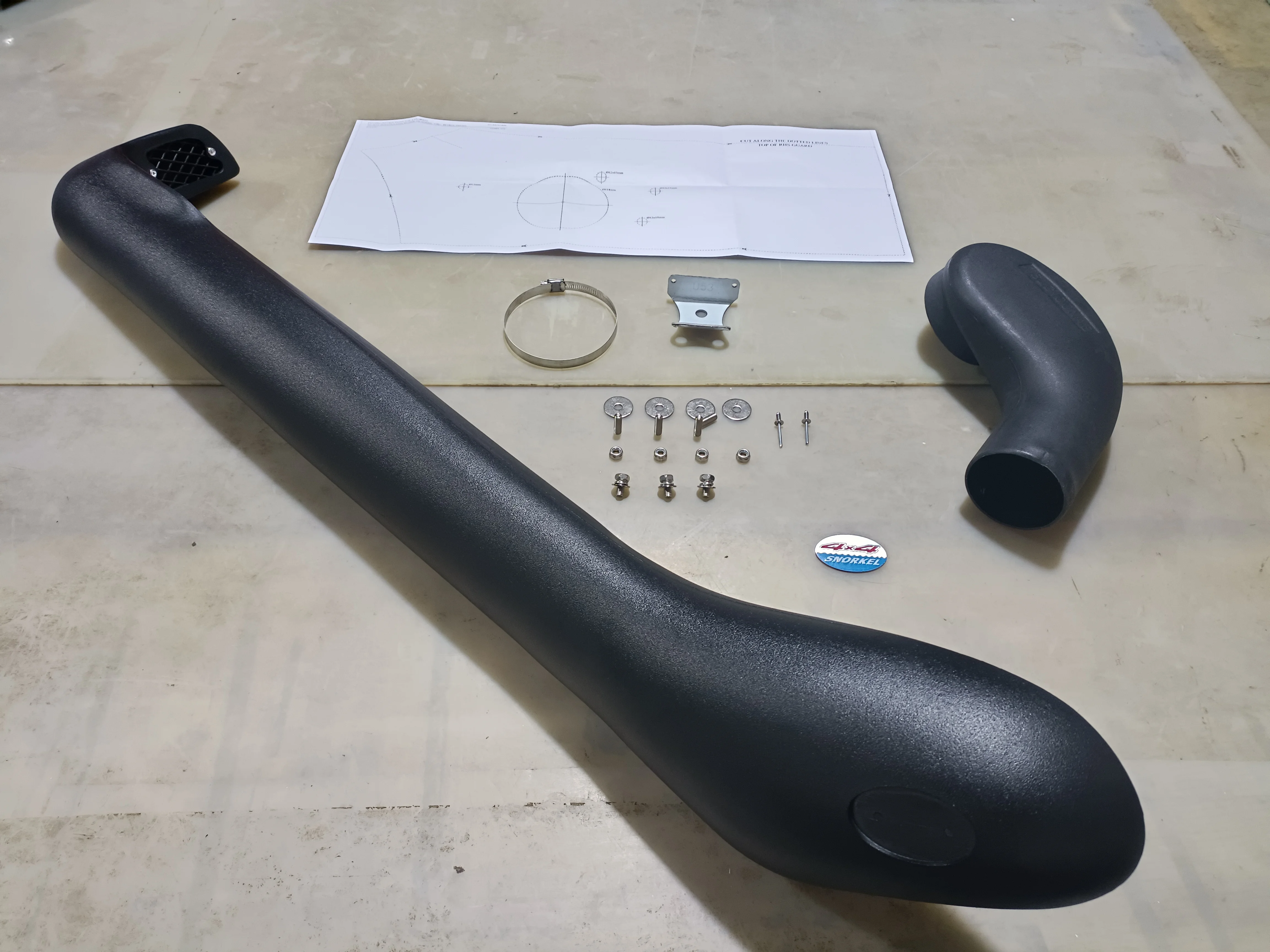 TSLC100NA Factory direct supply 4x4 accessories SNORKEL kit For Toyota 100 Series Land Cruiser / Lexus LX470