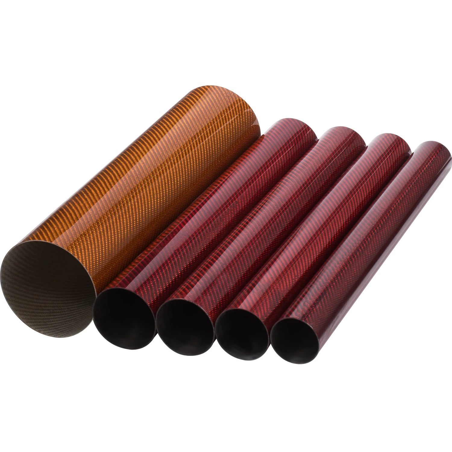 Whale stone High Quality 10mm 14mm 16mm 18mm 20mm Carbon Tubing Carbon Fiber Tube Supports Customized Gold Wire Carbon Tube