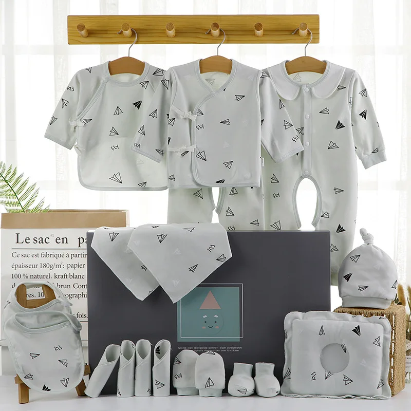Autumn newborn gift box pure cotton clothing set full moon baby gift box baby supplies newborn baby set