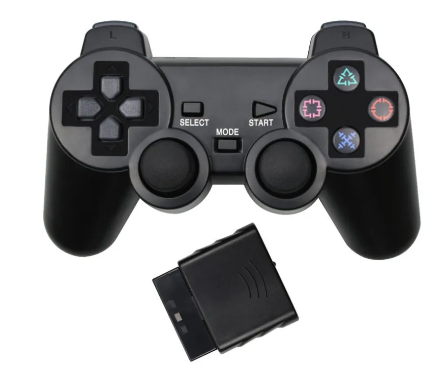 Wireless Gamepad for Sony PS2 Controller for Playstation 2 Console Joystick Double Vibration Shock Joypad USB PC game Controle