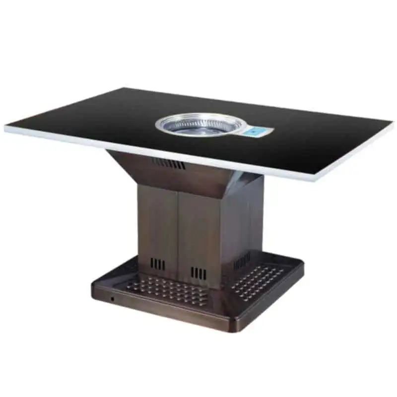 AOPA Fashion smokeless electric korean bbq grill restaurant table