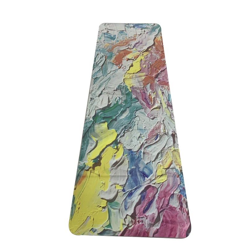 New printing waterproof folding mat with TPE Suede material