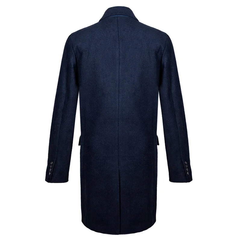 Winter Coat for Men Custom Brand Men Winter Outdoor Wool Coat Business Indoor Long Coats For Men Blazer Black Quantity