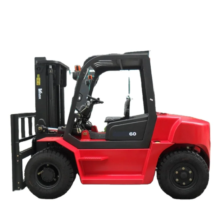 Высота подъема 3м 2-ступенчатый мачты в Китае (стандарты CE, ISO Китай VMAX 6t Дизельный вилочный погрузчик